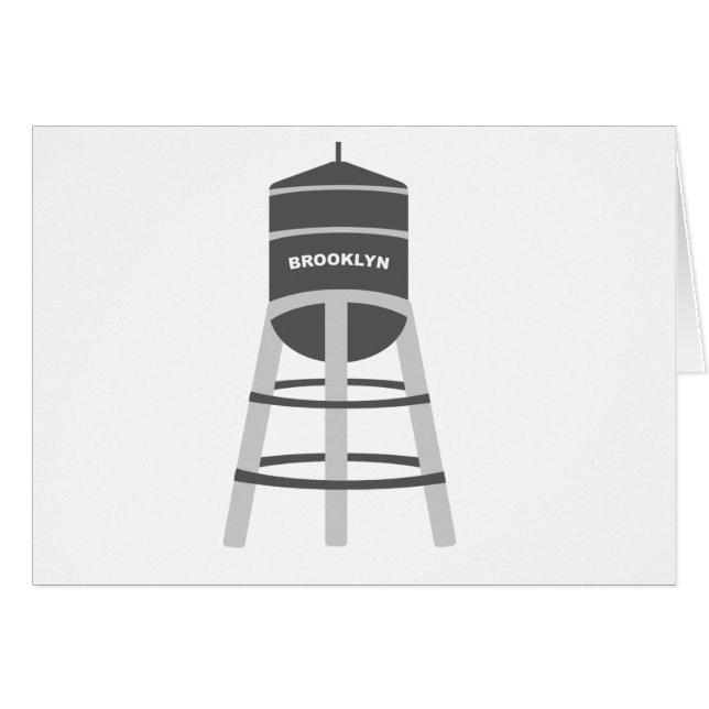 Wasserturm Brooklyn (Vorderseite (Horizontal))
