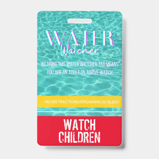 Wasserüberwachungstafel für Pools/Strand/Wassersic Ausweis