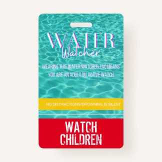 Wasserüberwachungstafel für Pools/Strand/Wassersic Ausweis