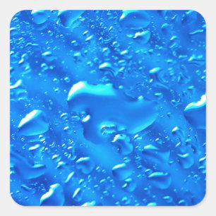 Wasseruntergrund Quadratischer Aufkleber