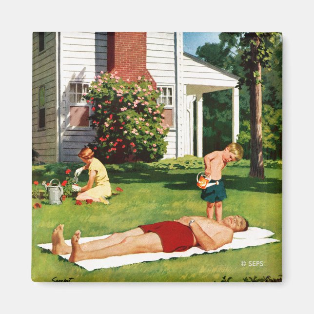 Wasservater Magnet (Vorne)