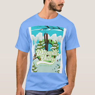 Wasserville Tal Neues Hampshire Skiposter T-Shirt