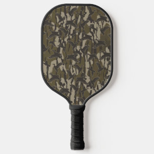 Wasservögel Jagd Camouflage Entenjäger Pickleball Schläger