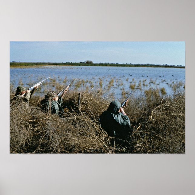 Wasservogeljagd Poster (Vorne)