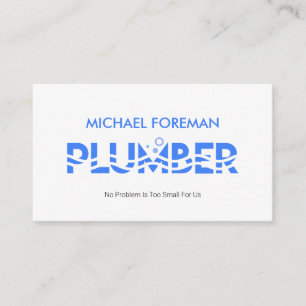 Wasserwaage Plumber Signage Plumbing Visitenkarte