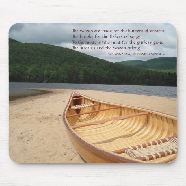 Wasserwand-Paddelboot-Mauspad Mousepad (Vorne)