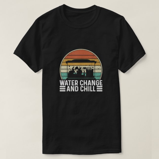 Wasserwechsel und Kälte T-Shirt (Design vorne)