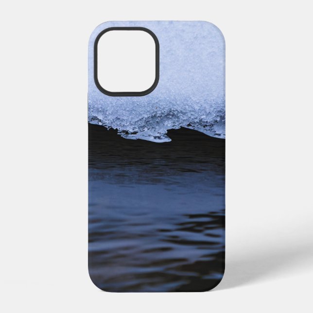 WASSERWELLEN AM UFER iPhone 12 HÜLLE (Rückseite)