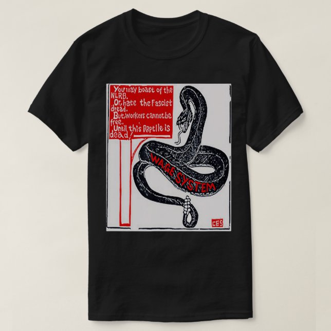 WASSERWÖHNUNGSSYSTEM SNAKE  T-Shirt (Design vorne)
