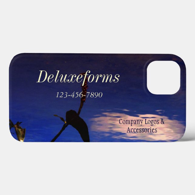 Wasserwolke Silhouette Case-Mate iPhone Hülle (Rückseite (Horizontal))