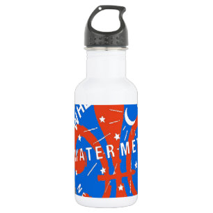 Wasserzähler Abstrakt New Orleans Trinkflasche