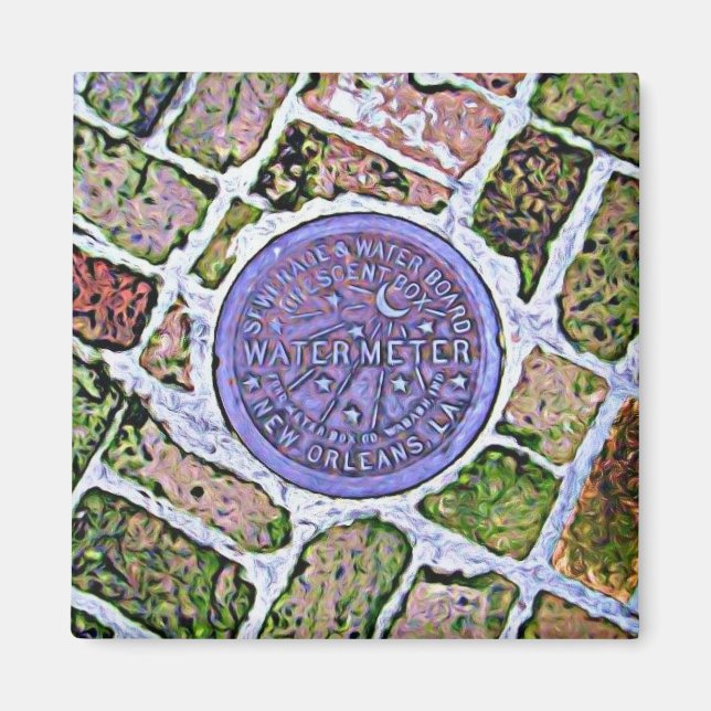 Wasserzählermagnet Magnet (Vorne)