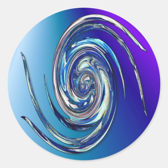 Wasserzange Runder Aufkleber (Vorderseite)