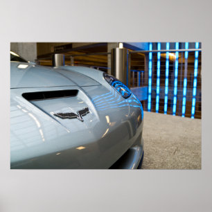 Wasserzeichen-freies Plakat - Chevy C6 Corvette