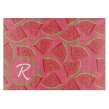 Wasserzeichen-Monogramm in Rosa und Grün