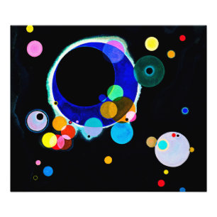 Wassil Kandinsky - mehrere Kreise Fotodruck