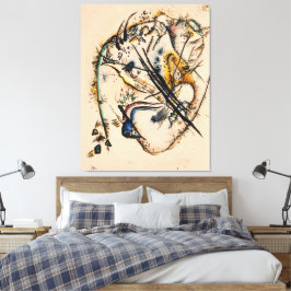 Wassily Kandinsky - Aquarell mit sieben Schlägen Leinwanddruck