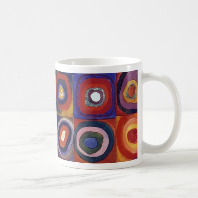 Wassily Kandinsky, blauer Reiter Kaffeetasse (Rechts)