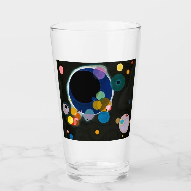 Wassily Kandinsky Circles Glas (Vorderseite)