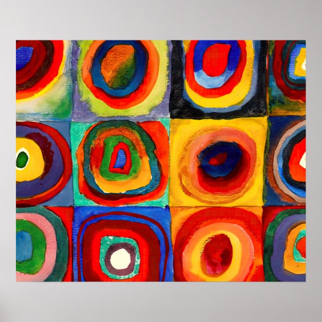 Wassily Kandinsky Circles Poster (Vorne)