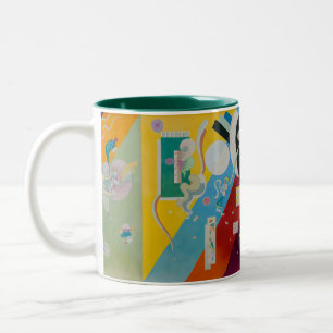 Wassily Kandinsky Composition 9 Abstrakte Malerei Zweifarbige Tasse