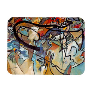 Wassily Kandinsky - Composition Five Abstract Art Magnet
