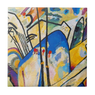 Wassily Kandinsky Composition Vier - Abstrakte Kun Fliese