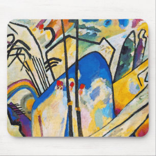 Wassily Kandinsky Composition Vier - Abstrakte Kun Mousepad