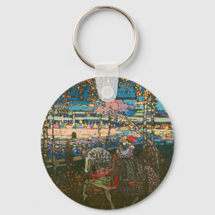 Wassily Kandinsky Das reitende Paar Russische Kuns Schlüsselanhänger