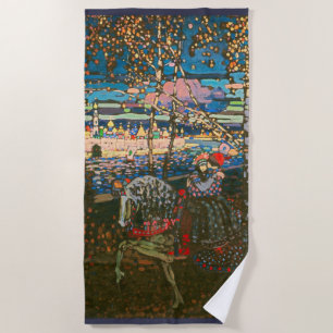 Wassily Kandinsky Das reitende Paar Russische Kuns Strandtuch