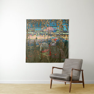 Wassily Kandinsky Das reitende Paar Russische Kuns Wandteppich
