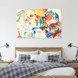 Wassily Kandinsky - Entwurf für 'Allerheiligen II' Leinwanddruck