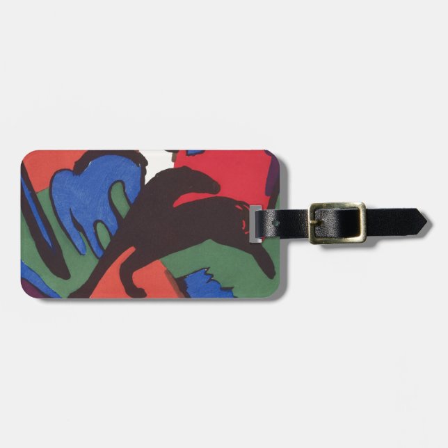 Wassily Kandinsky Franz Marc Blue Rider Painting Gepäckanhänger (Vorderseite horizontal)