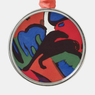 Wassily Kandinsky Franz Marc Blue Rider Painting Silbernes Ornament