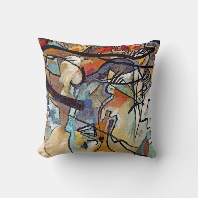 Wassily Kandinsky - Fünf Abstrakte Kunst Kissen (Vorderseite)