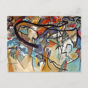 Wassily Kandinsky - Fünf Abstrakte Kunst Postkarte