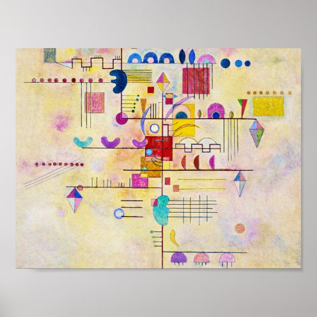 Wassily Kandinsky - Graceful Ascent Poster (Vorne)
