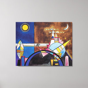 Wassily Kandinsky - Großes Tor von Kiew Abstract Leinwanddruck