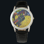 Wassily Kandinsky. Häuser in Murnau. Expressionism Armbanduhr<br><div class="desc">Wassily Kandinsky "Houses at Murnau" Uhr.</div>