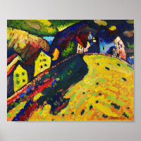Wassily Kandinsky. Houses at Murnau. Expressionism