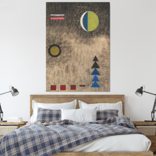 Wassily Kandinsky - Im lockeren Schwarz  Leinwanddruck