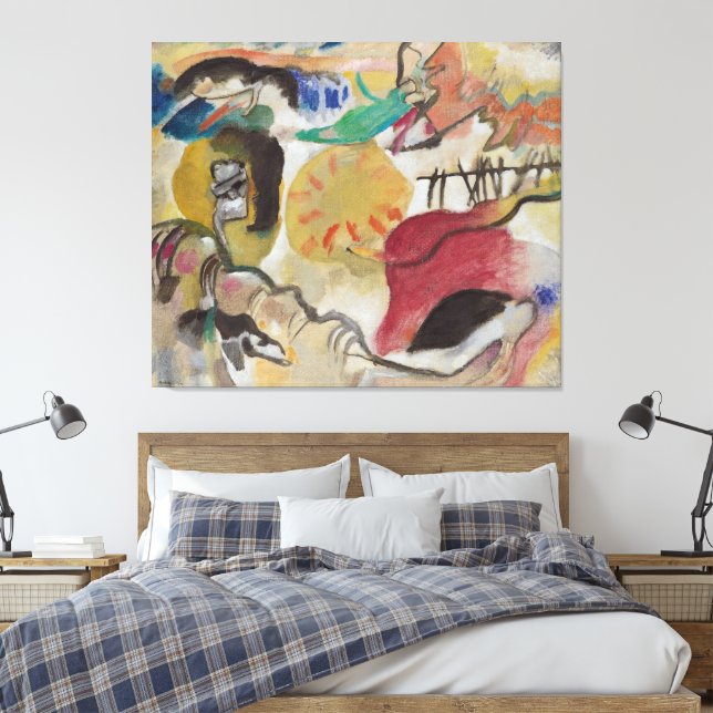 Wassily Kandinsky - Impression Leinwanddruck (Insitu (Schlafzimmer))