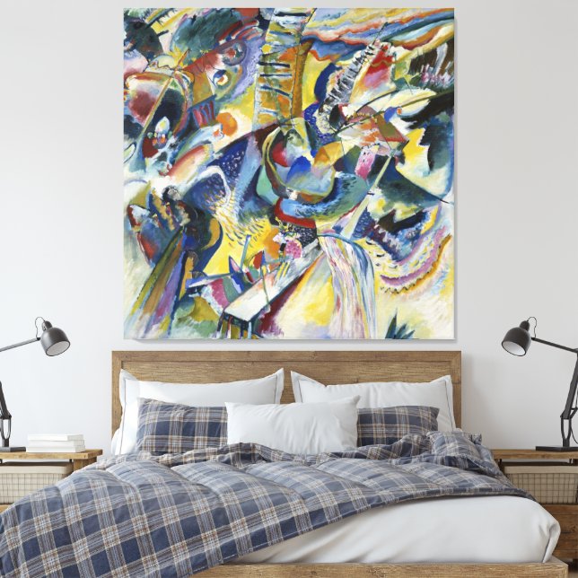 Wassily Kandinsky - Impression Leinwanddruck (Insitu (Schlafzimmer))
