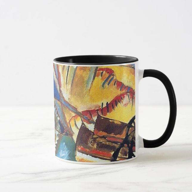 Wassily Kandinsky - Improvisation 30 (Cannons) Tasse (Rechts)