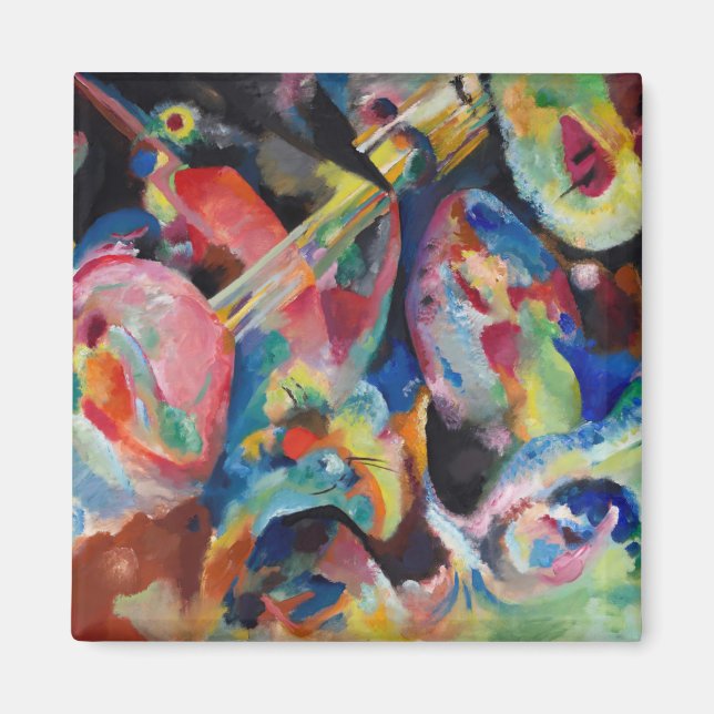 Wassily Kandinsky Improvisation Flood (1914) Magnet (Vorne)