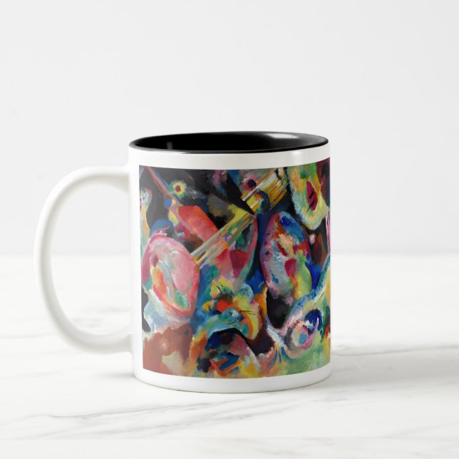 Wassily  Kandinsky Improvisation Flood (1914) Zweifarbige Tasse (Links)