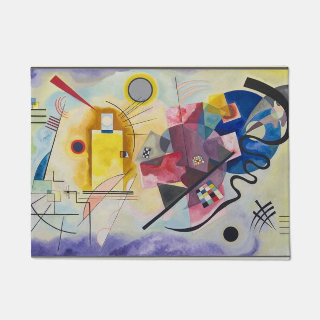 WASSILY KANDINSKY - Jaune Rouge Bleu Fußmatte (Vorderseite)
