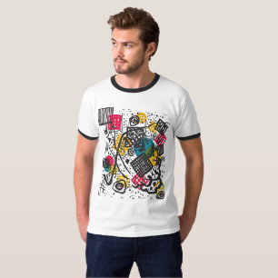 Wassily Kandinsky Kleine Welten V Abstrakte Kunst T-Shirt