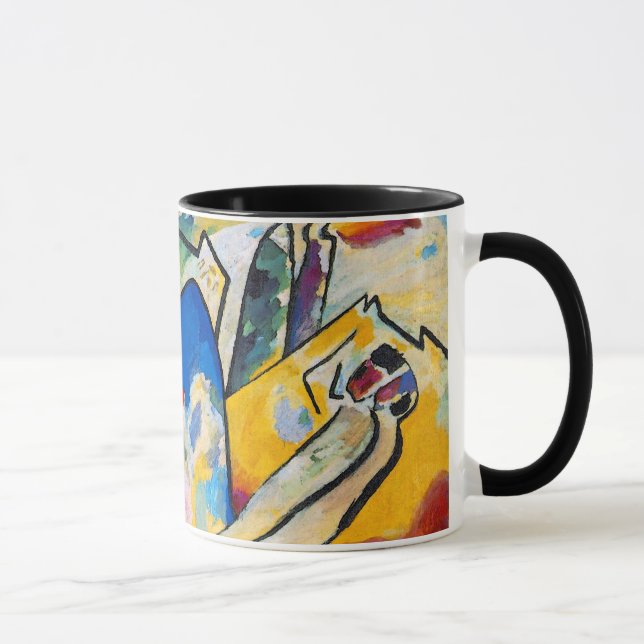 Wassily Kandinsky Komposition Vier - Abstrakte Kun Tasse (Rechts)