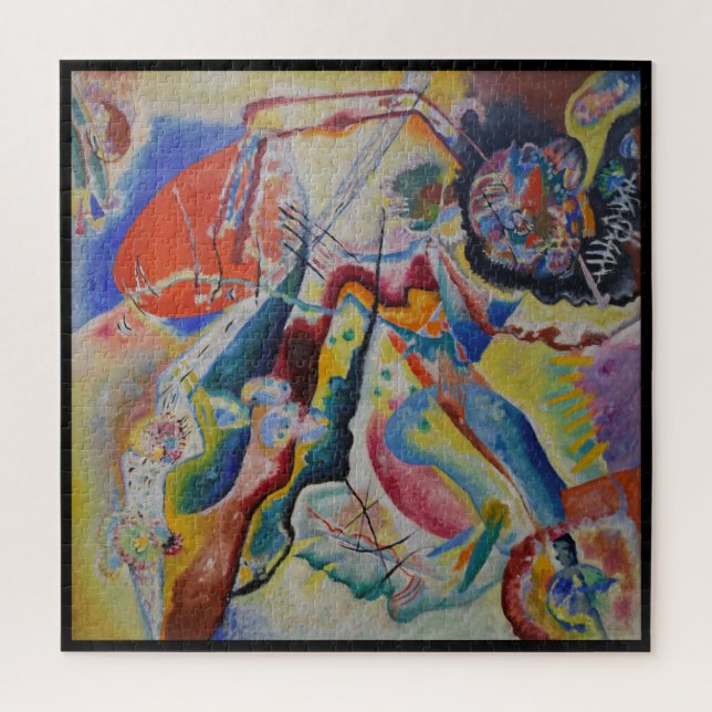 Wassily Kandinsky, Malerei mit einem Roten Stain (Vertikal)